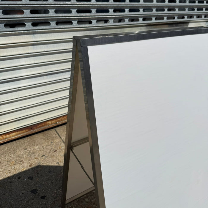 Brushed Stainless Steel / One Size (24"x39") / Blank