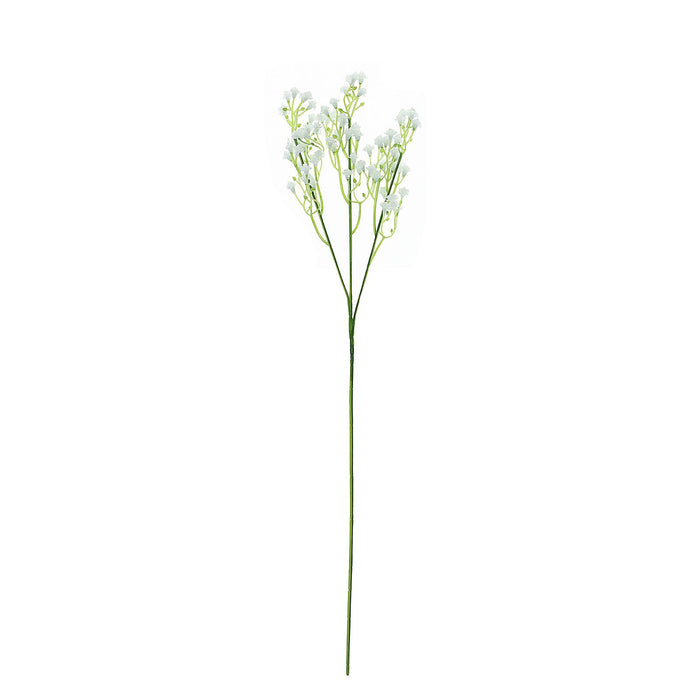 White Babys Breath Artificial Flowers, Gypsophila Real Touch Silk Flowers Stem
