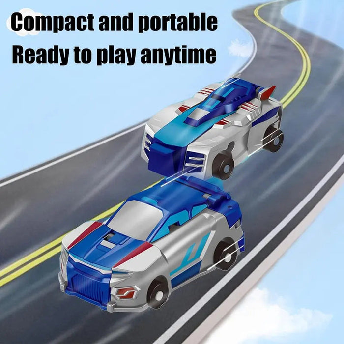 2-in-1 Magnetic Cars That Transform into Flying Dragon and Unicorn