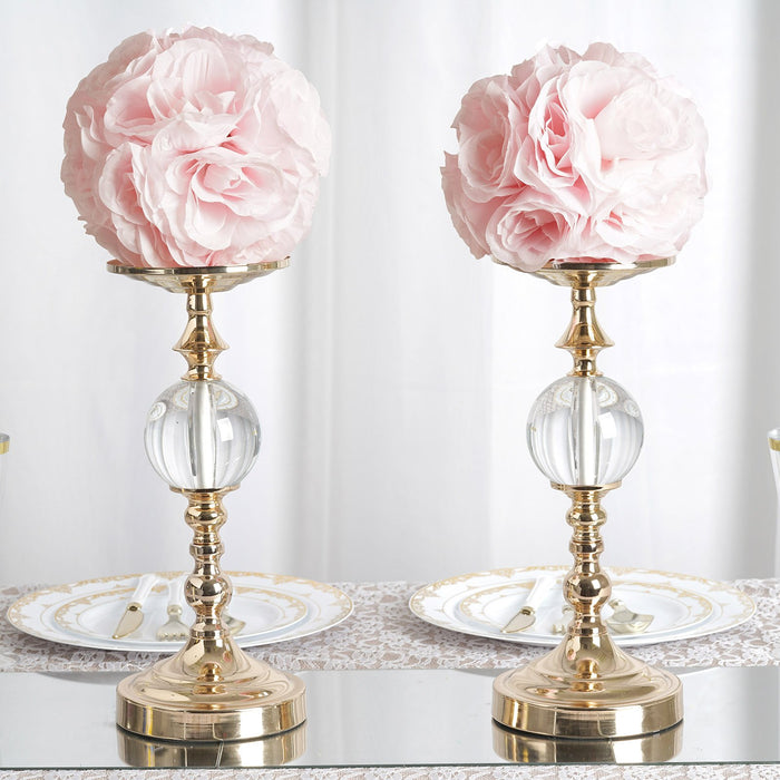 Flower Ball, Silk Rose Pomander Kissing Ball