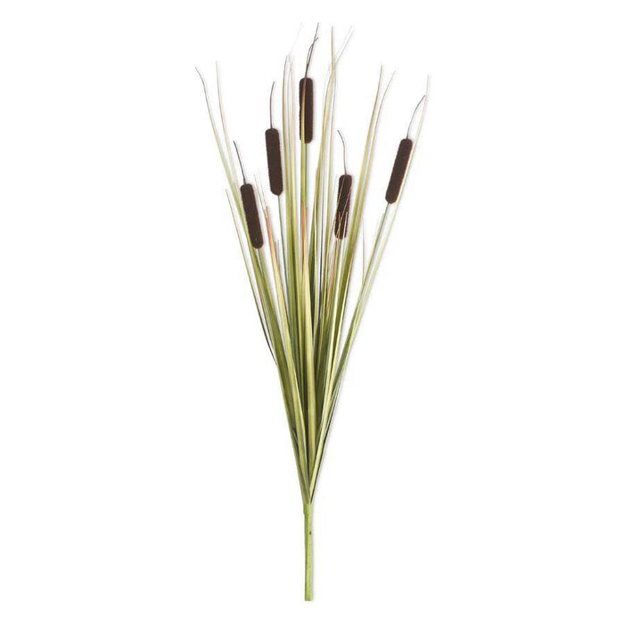 25" Dark Brown 5 Head Cattail Stem-Home/Giftware-Kevin's Fine Outdoor Gear & Apparel