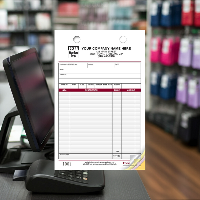 2531 Multi Purpose Register Forms Image Design Large Format5 1/2x8 1/2