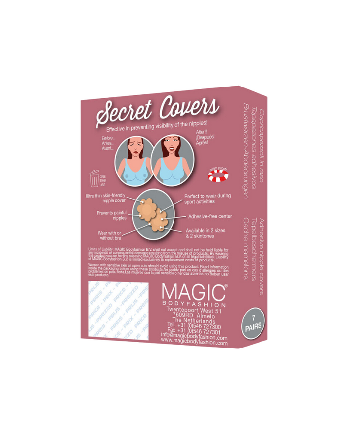 Magic Body 35SC Latte Secret Covers Disposable Nipple Shields myselflingerie.com