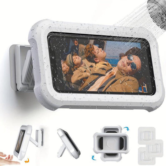 360 ° Rotation Can Touch Shower Phone Holder