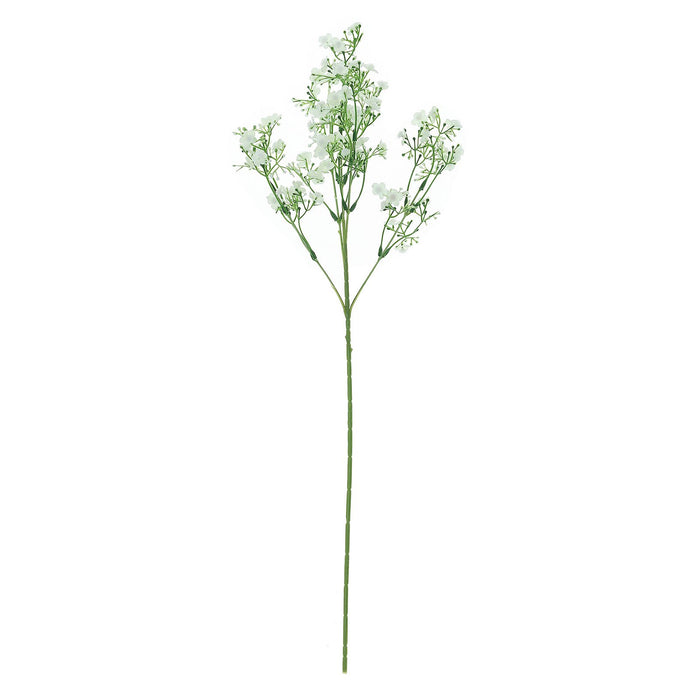 4 Pack | 27 Inch | White Babys Breath Artificial Flowers, Gypsophila Real Touch Silk Flowers Stem