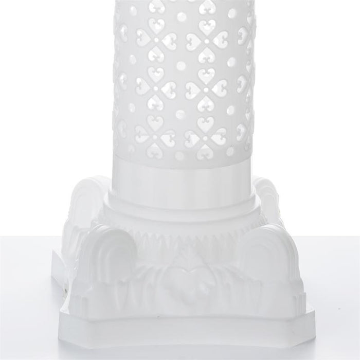 4 PCS Height Adjustable Artistic Roman Wedding Columns Plant Stand -  41" Tall