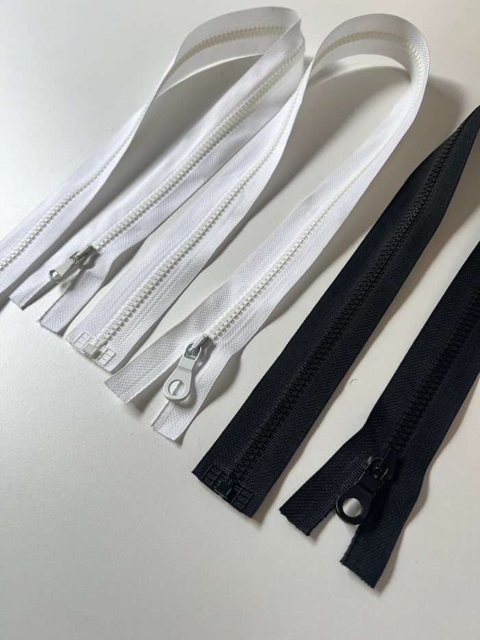 Lampo Open-Ended Medium Chunky Plastic Zips 55-80cm