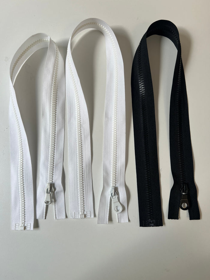 Lampo Open-Ended Medium Chunky Plastic Zips 55-80cm