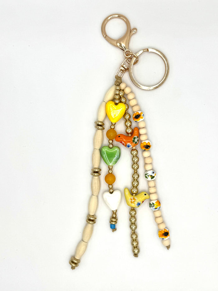 Fun Funky Farm Whimsy Keychain