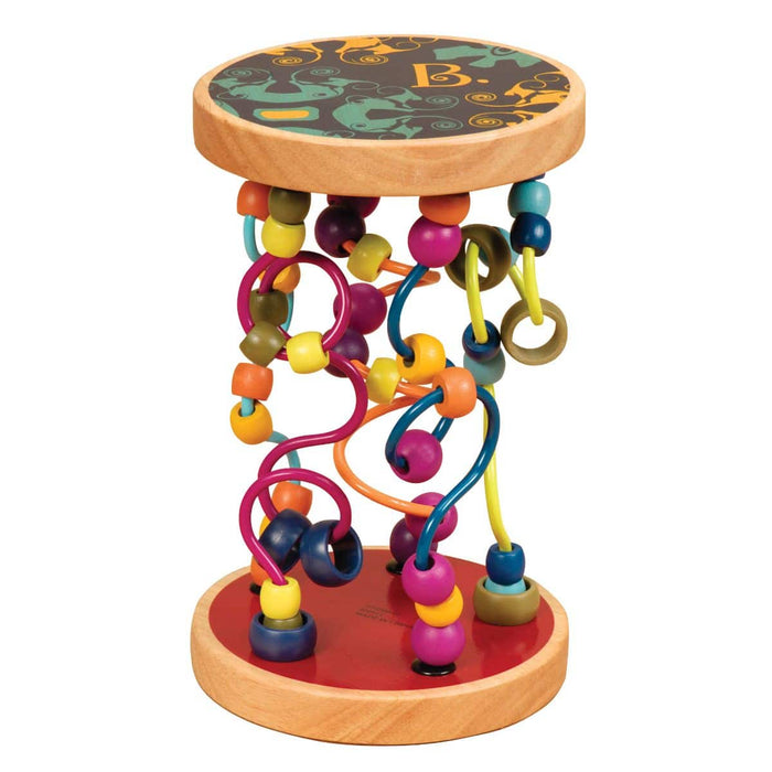 Wooden bead maze