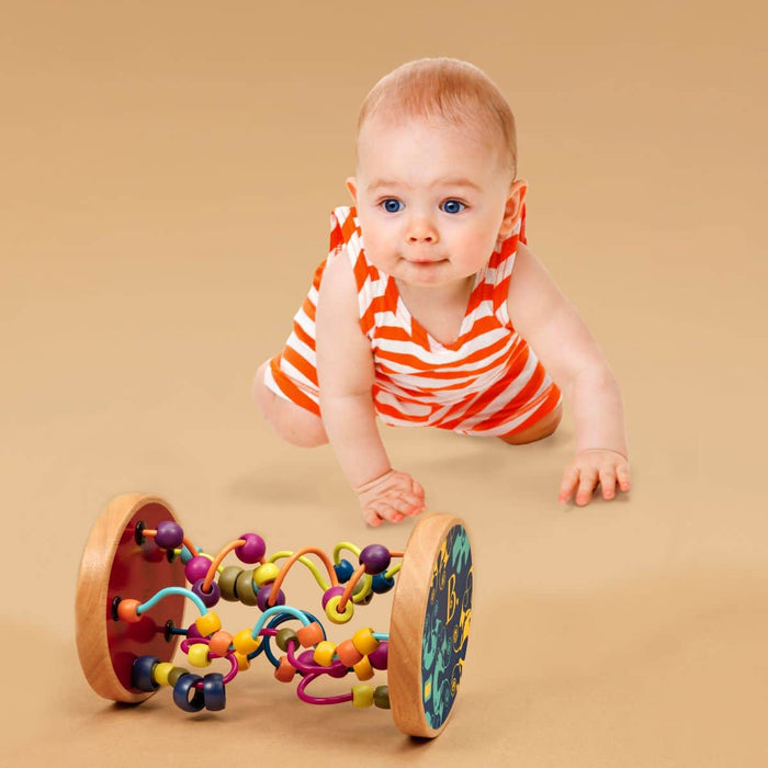 Wooden bead maze