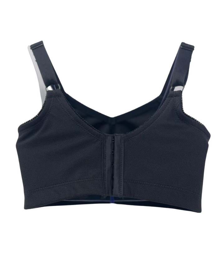 Abergele B003C Black Mesh Unswayable Bra Shaper Underwire Bra Myselflingerie.com