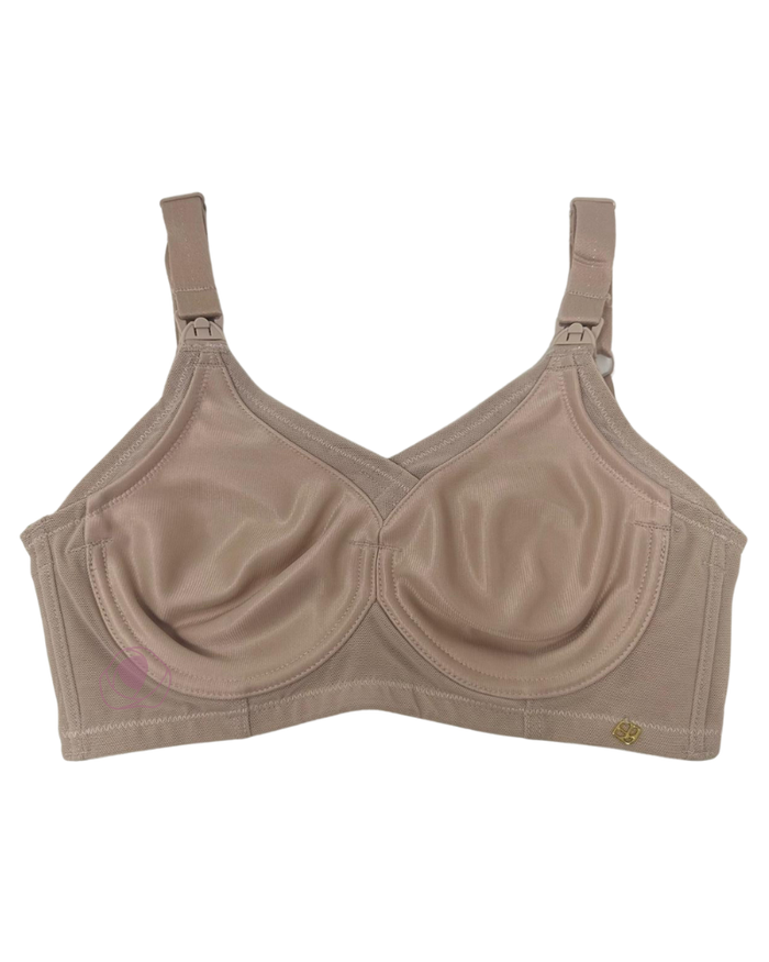 Abergele / Kaye Larcky  Nude Seamless Minimizer Underwire Nursing Bra