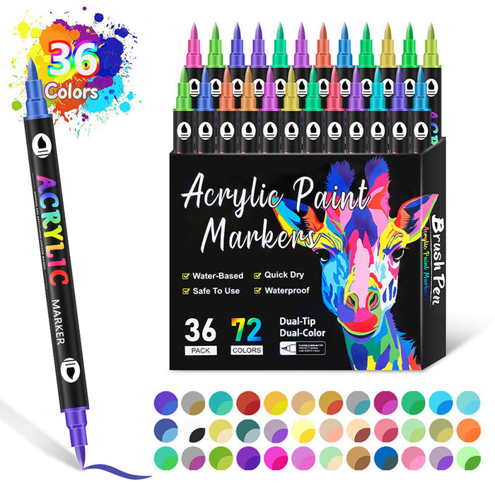 36 pens (72 colors)