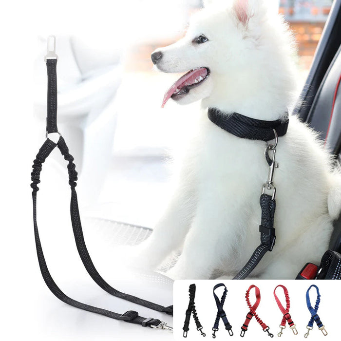 Adjustable Elastic Dog Seat Belt