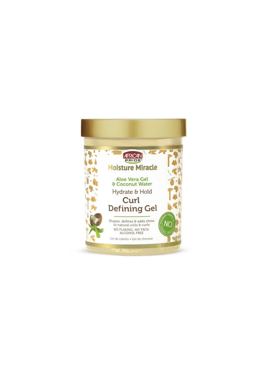 African Pride Moisture Miracle Curl Defining Gel 510 g – Definiërende Gel voor Krullen