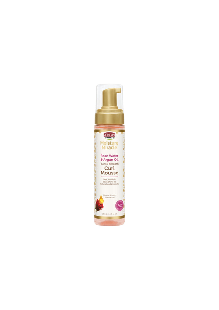 African Pride Moisture Miracle Curl Mousse 251 ml – Definiërende Mousse voor Krullen