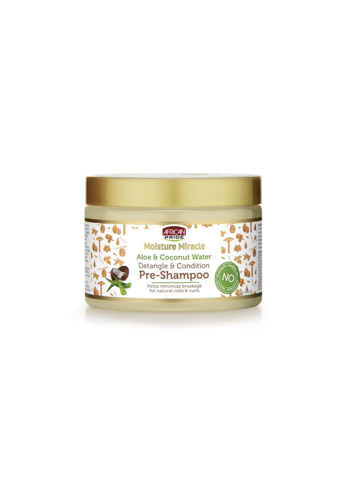 African Pride Moisture Miracle Pre-Shampoo 340 g – Hydraterende Voorbehandeling