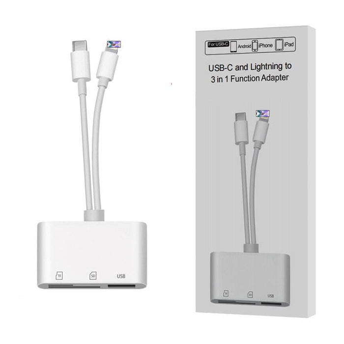 Dual-line (SD+TF+USB)