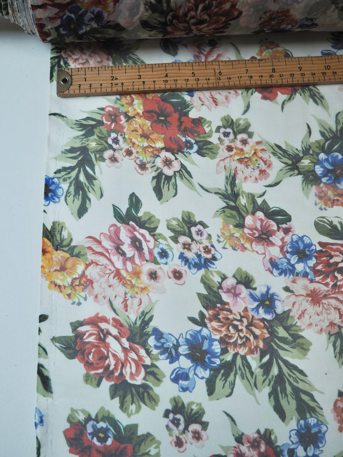 Aloha Floral Silk Organza