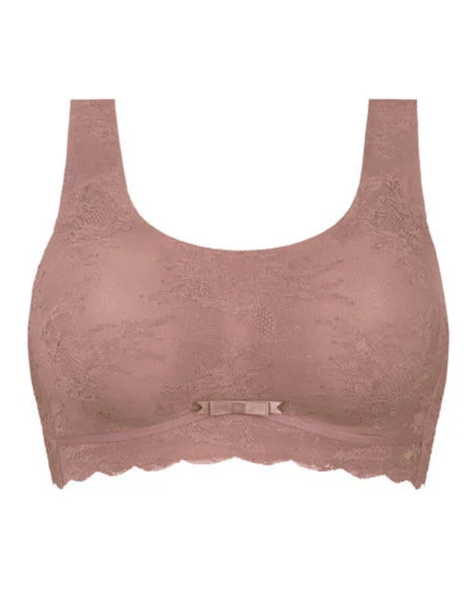Anita 5400 Berry Lace Wire Free Molded Bralette myselflingerie.com