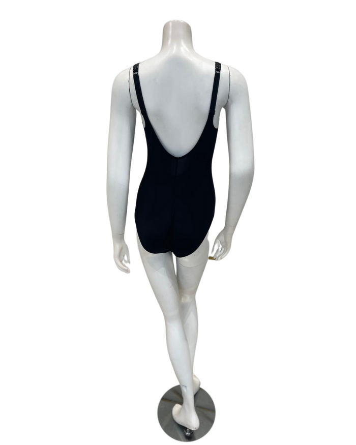 Anita 7206 Black Sabina Mini Dotted Ruched Swimsuit Myselflingerie.com