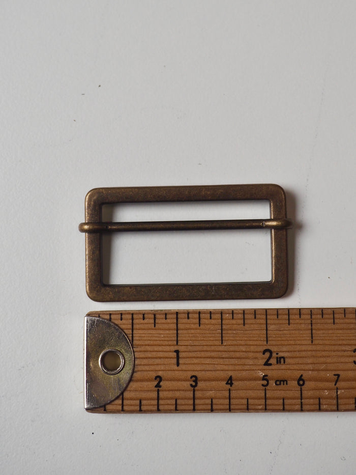 Antique Brass Tri-Slider 50mm