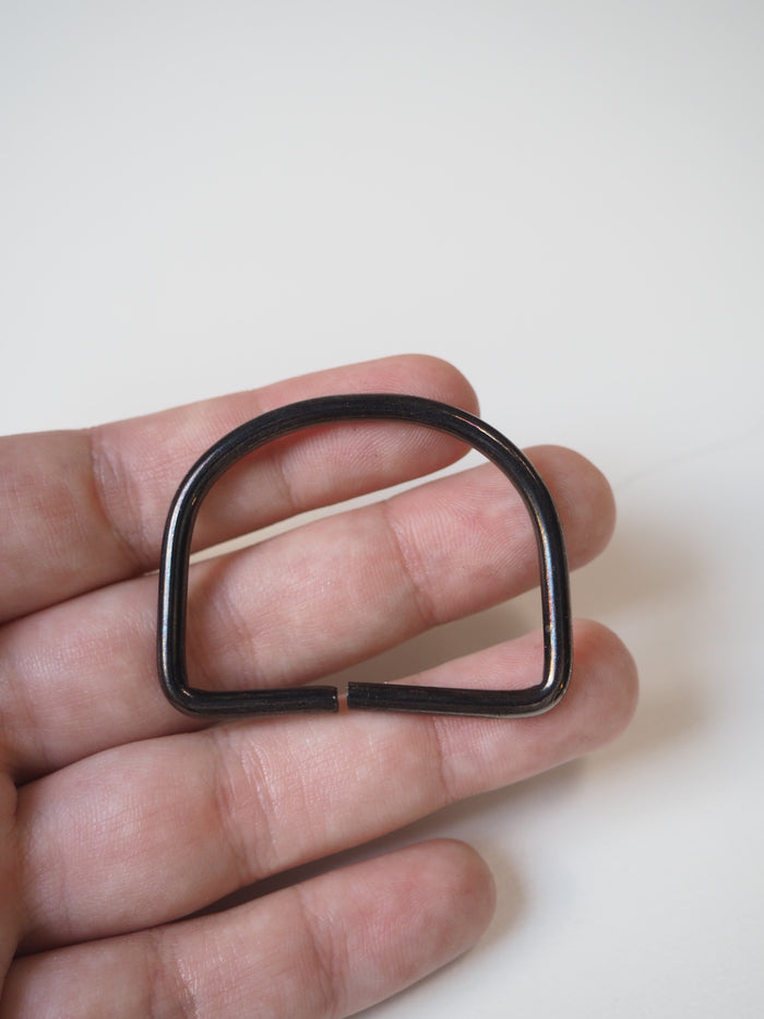 Antique Gunmetal D-ring 48mm