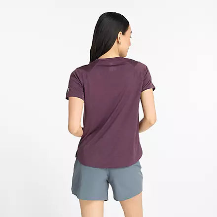 New Balance Athletics Graphic T-Shirt Women's - Plum Brown Heather