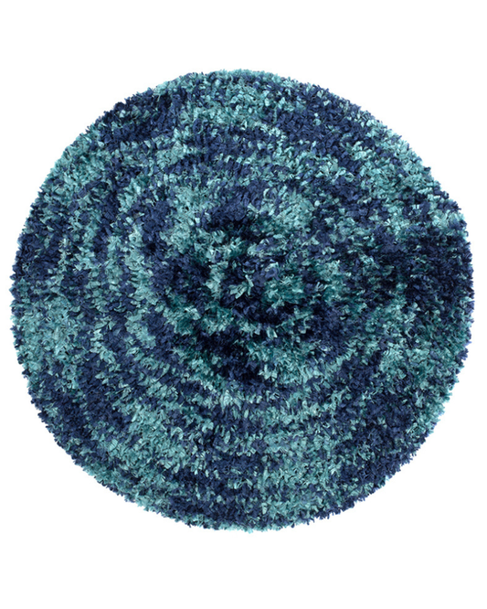 Atifa AT05NTL Navy/Teal Lined Chenille myselflingerie.com