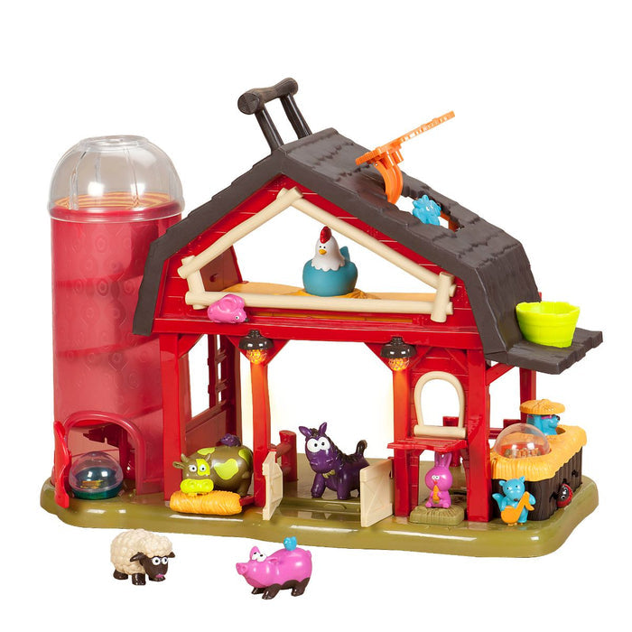 Interactive toy barn.