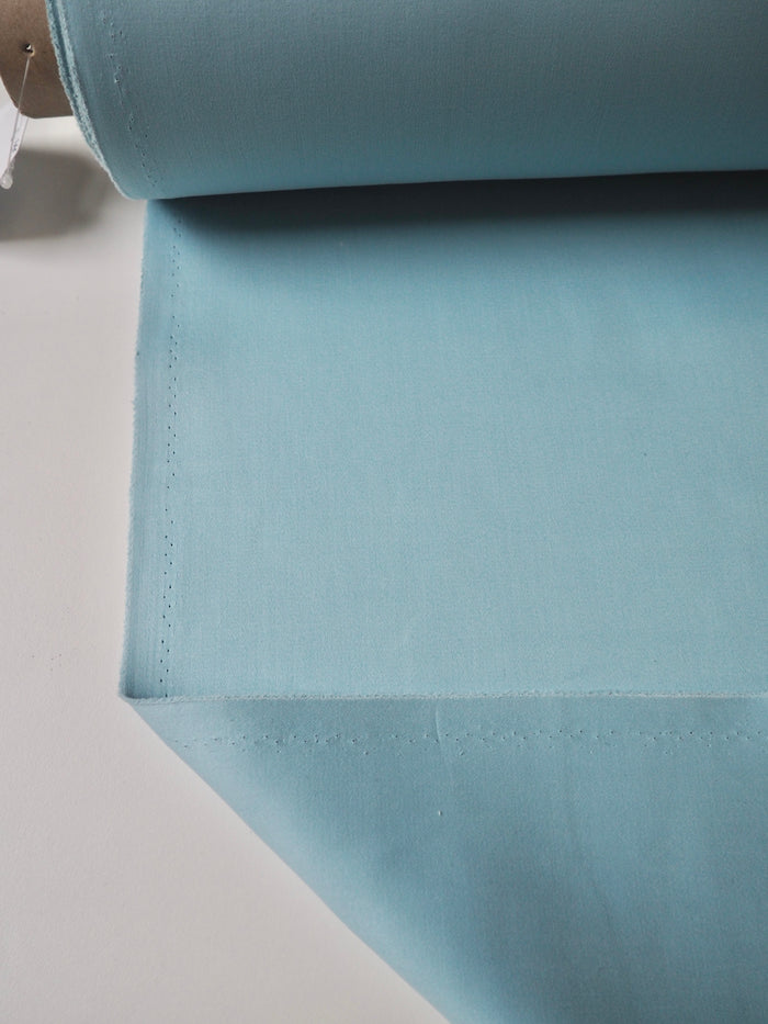 Baby Blue Double Cotton Sateen
