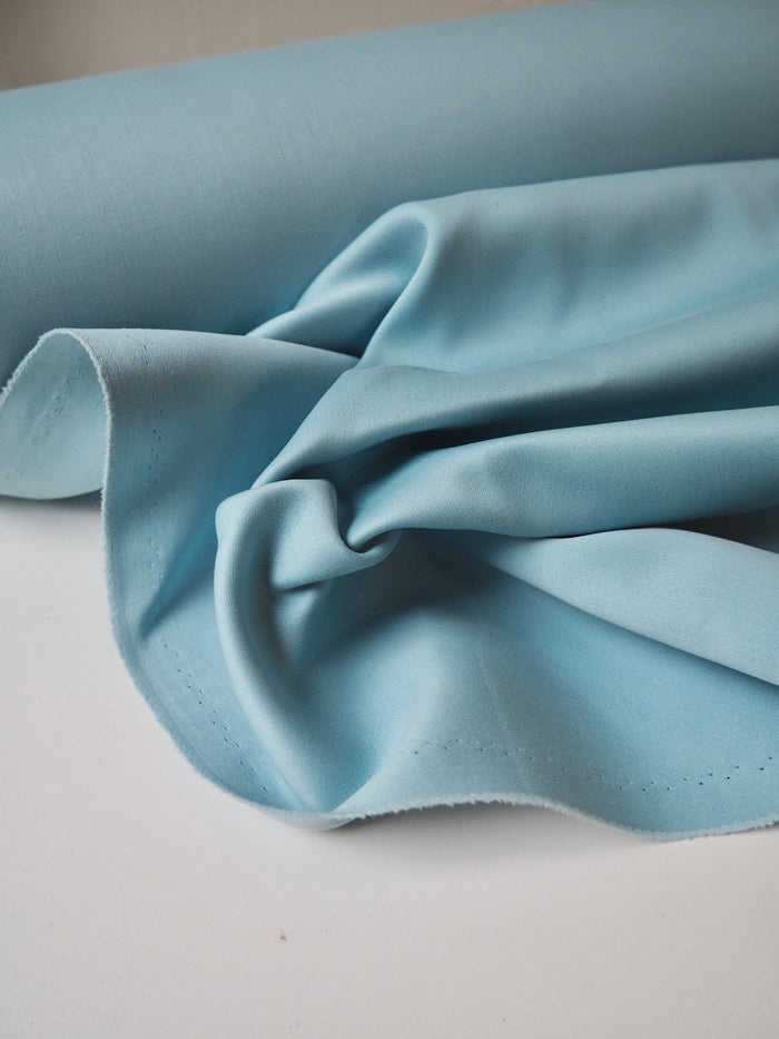 Baby Blue Double Cotton Sateen