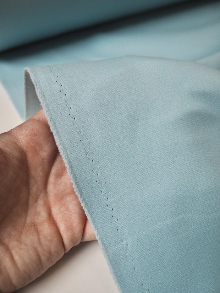 Baby Blue Double Cotton Sateen