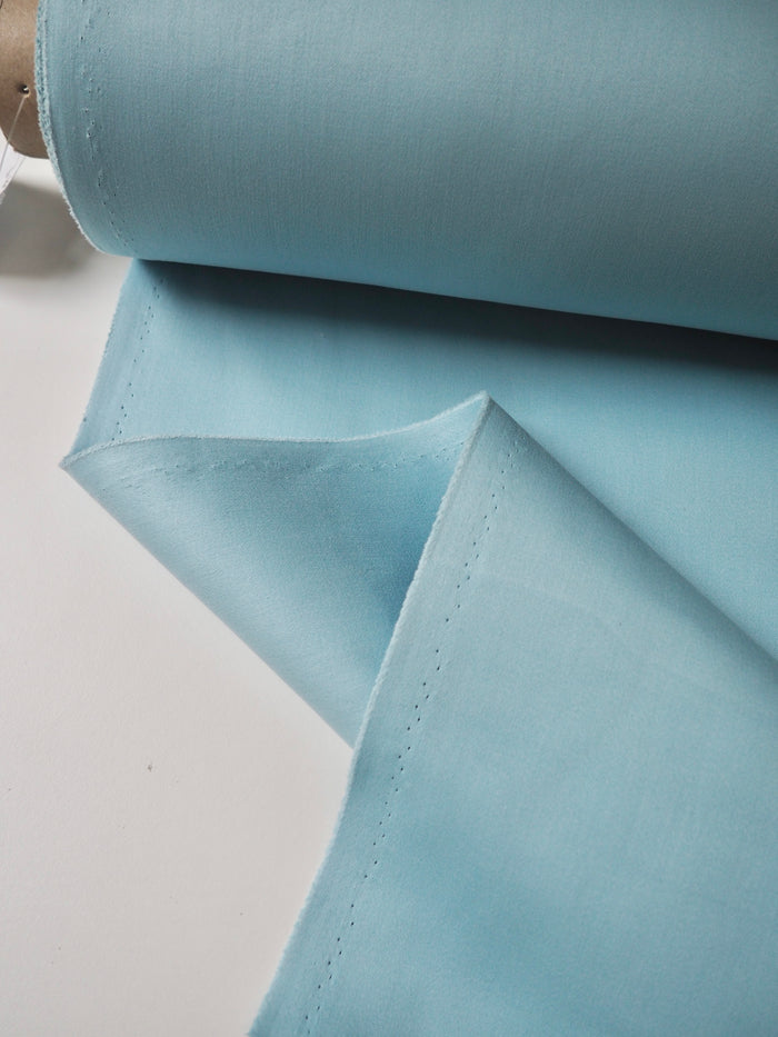 Baby Blue Double Cotton Sateen