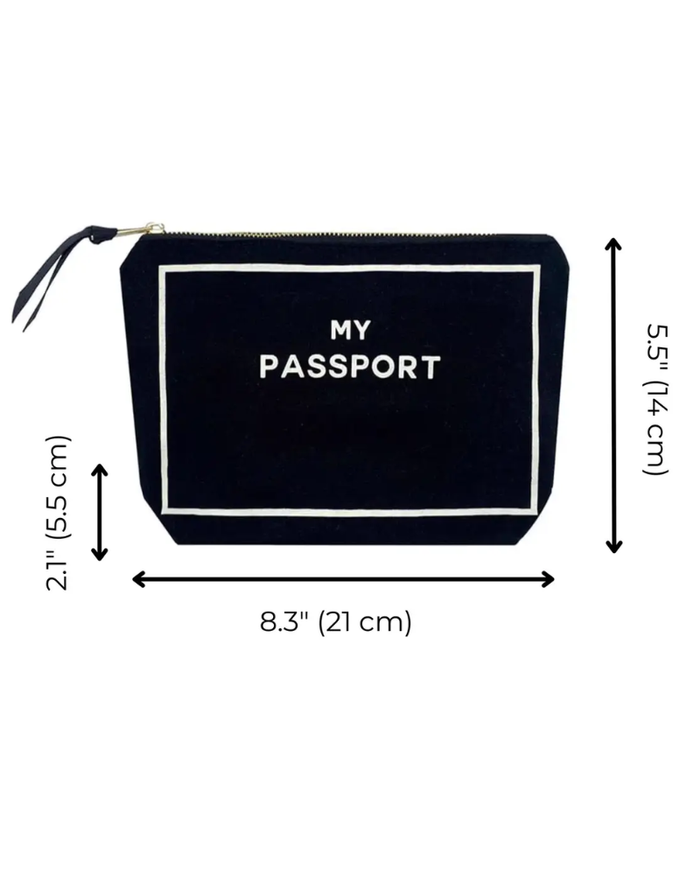 Bag All PPB Black Passport Pouch Myselflingerie.com