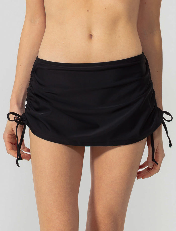 Bas de bikini jupe uni