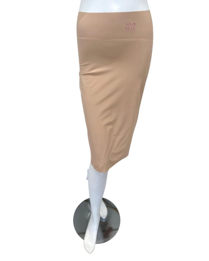 BASICbar BBNSSC Nude Seamless Slip Skirt / Classic Length myselflingerie.com