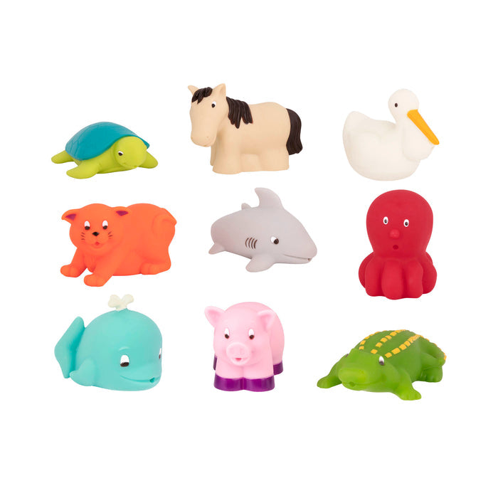 Battat bath buddies water squirt toys