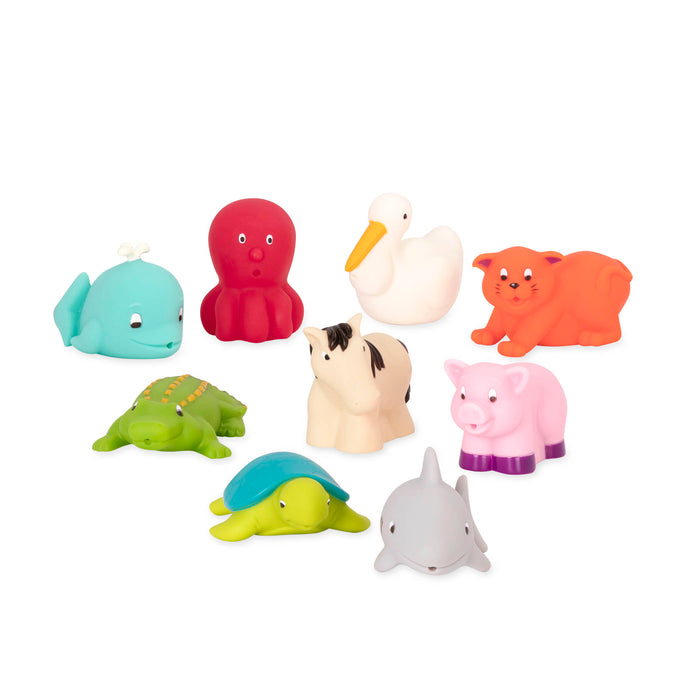 Battat bath buddies water squirt toys