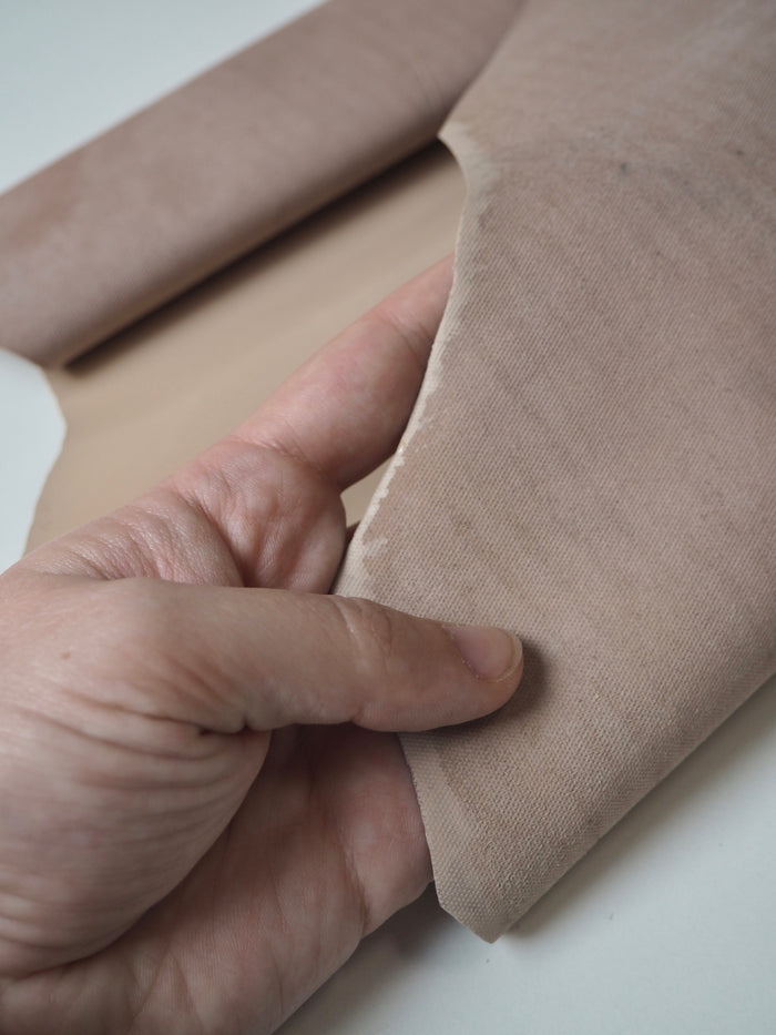 Beige Patent Lambskin