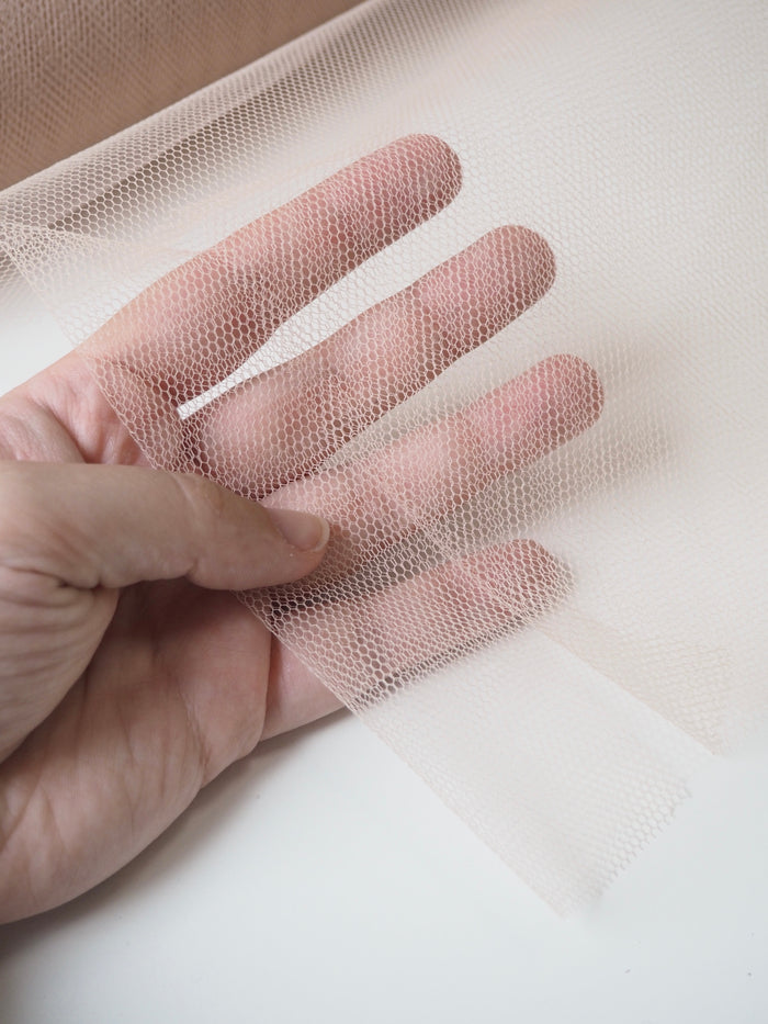 Beige Rigid Tulle