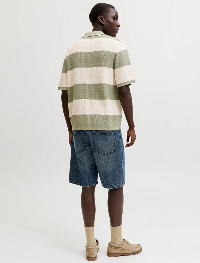 Bermuda ample en denim pour homme