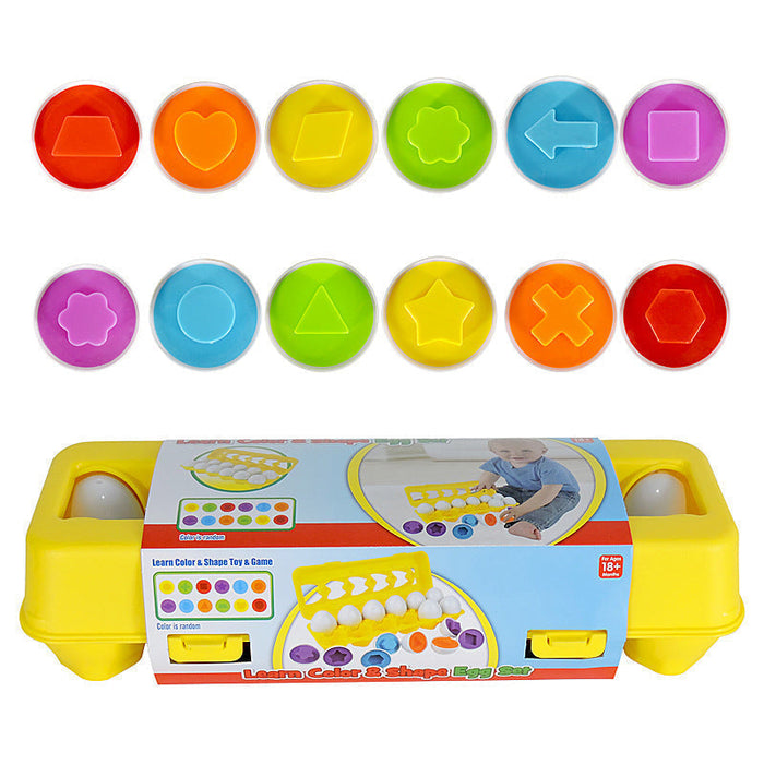 【Big Sale】Color & Shapes Matching Egg Set