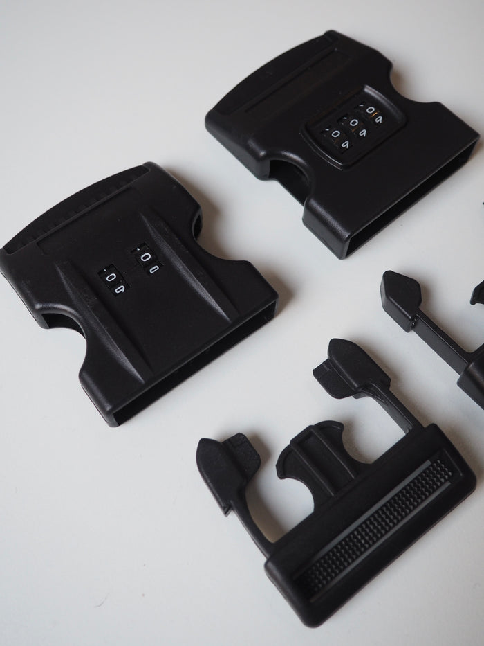 Black Combi Lock Side Release Buckle 55mm