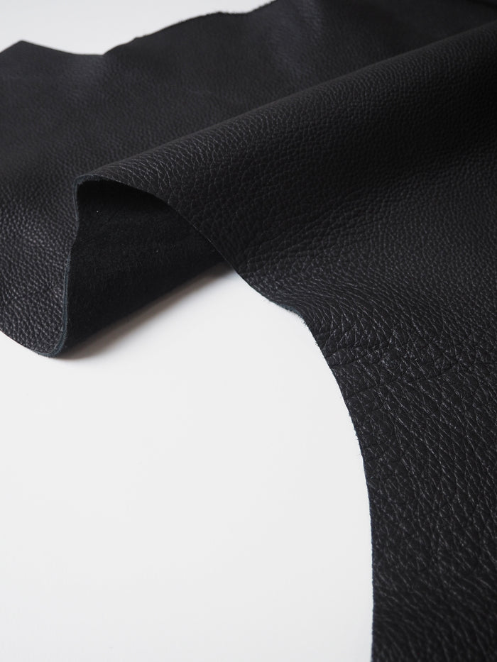 Black Distressed Calfskin