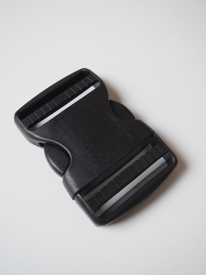 Black Dual Adjust Side Release Buckle 50mm