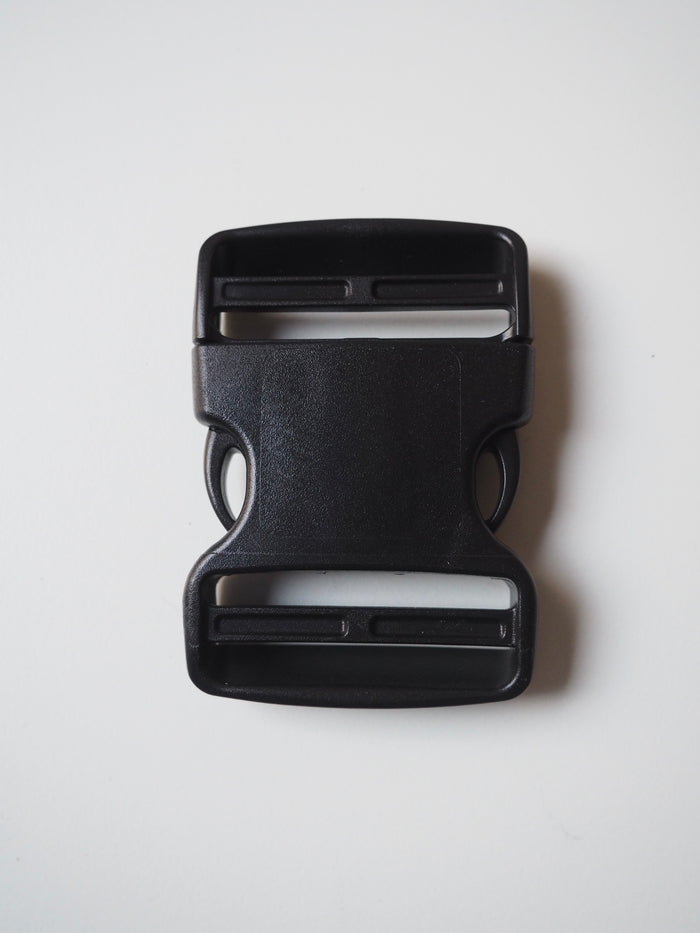 Black Dual Adjust Side Release Buckle 50mm