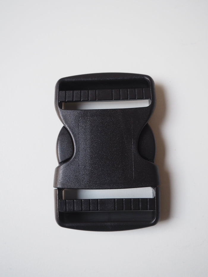 Black Dual Adjust Side Release Buckle 50mm