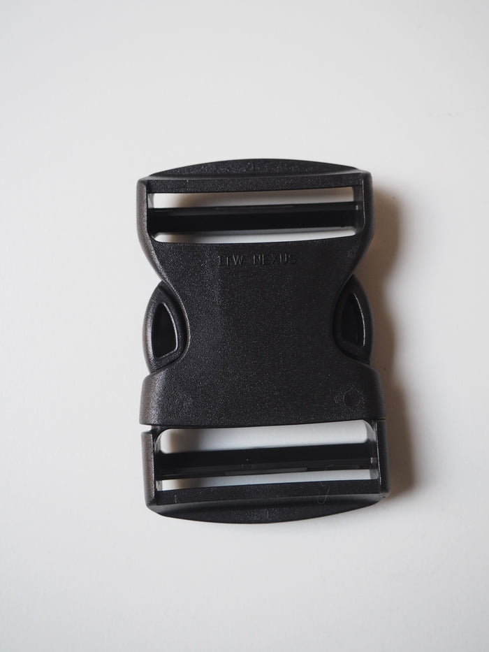 Black Dual Adjust Side Release Buckle 50mm